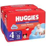 Scutece chilotel Huggies Pants Jumbo, Nr 4, Boy, 9-14 kg, 72 buc