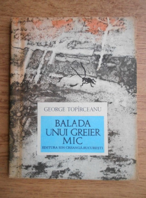 George Topirceanu - Balada unui greier mic foto