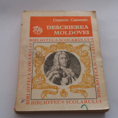 DESCRIEREA MOLDOVEI DE DIMITRIE CANTEMIR BIBLIOTECA SCOLARULUI RF19/2