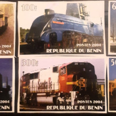 Benin 2004 , transporturi, locomotive serie 6v. Nedant nestampilata