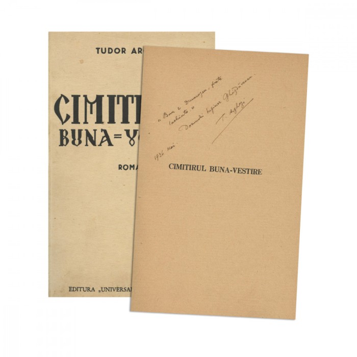 Tudor Arghezi, Cimitirul Buna-Vestire, 1936, cu dedicație pentru inginerul Ghizdăvescu
