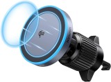 SUPORT AUTO si INCARCATOR wireless Ugreen, &quot;W708&quot; magnetic, incarcare maxim 15W, prindere grilaj ventilatie, negru &quot;35970&quot; (timbru verde 0.18 lei) - 6