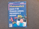 Constantin Harabor - Matematica clasele V - VIII. Olimpiade judetene, NATIONALE