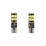 Set 2 becuri LED T10 12V Canbus 6500K lumina rece Breckner Germany