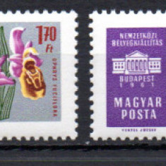 UNGARIA 1961, Fauna, Flora, MNH, serie neuzata