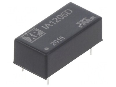 Convertor DC/DC 1W 12V la 5V/-5V DIP 80kHz foto