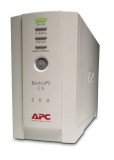 UPS APC,&quot;Back-UPS CS&quot;,Line Int. cu management,mini tower,500VA/300W,IECx4,1xRBC2,LED,11-20 min. &quot;BK500EI&quot;,prelung garantie(WBEXTWAR1YR--01/WBEXTWAR3YR