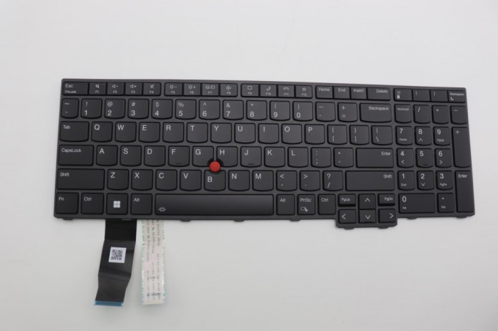 Tastatura Laptop, Lenovo, ThinkPad L15 Gen 4 Type 21H3, 21H4, 21H7, 21H8, iluminata, layout US