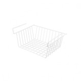 Raft metalic suspendat, alb, 32x26x15 cm, M Deco