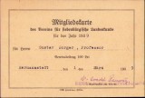 HST A1882 Carte membru Vereins f&uuml;r siebenb&uuml;rgische Landeskunde Sibiu 1939