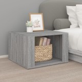 vidaXL Noptieră, gri sonoma, 57x55x36 cm, lemn compozit