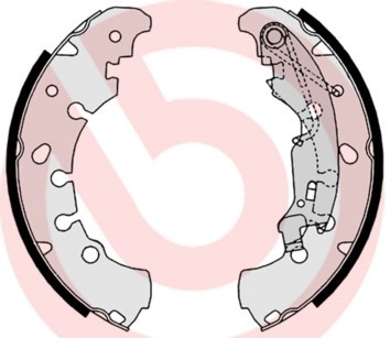 BREMBO S 23 530 ESSENTIAL LINE Set saboti frana foto