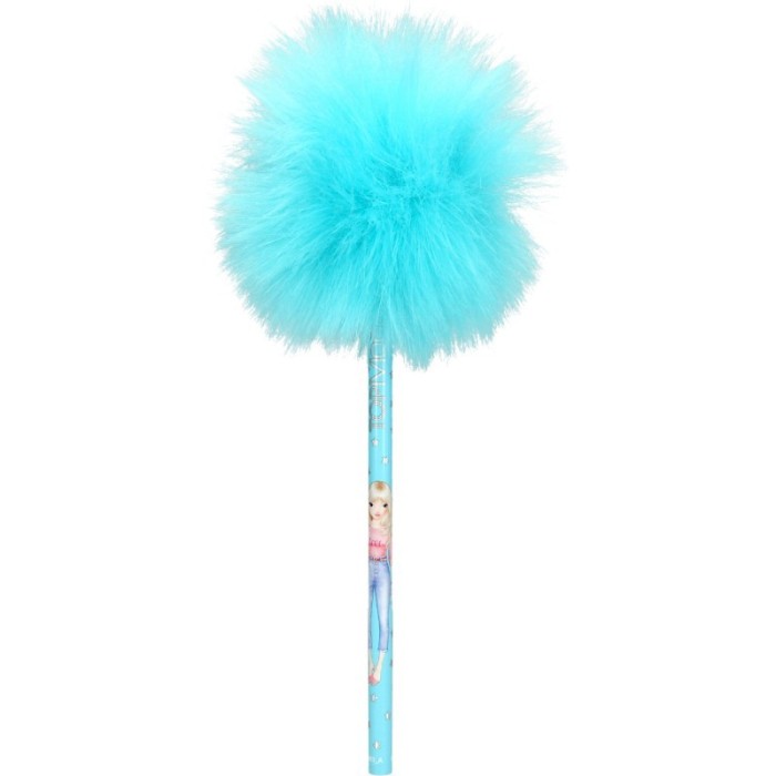 Creion cu PomPom Top Model Depesche, bleu Creion cu PomPom Top Model Depesche, bleu