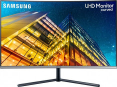 Monitor Samsung U32R590CWR 31.5inch 4ms UHD Dark Blue Grey foto