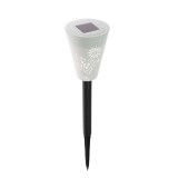 Lampa solara LED RGB Hoff, fluture, plastic, H 34 cm, exterior