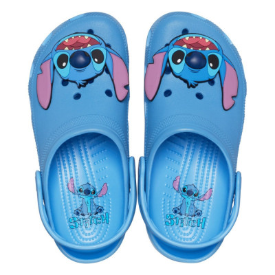 Saboti Crocs Classic Disney Stitch Clog Albastru - Oxygen foto