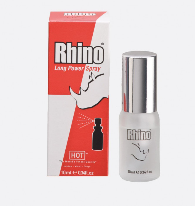 RHINO Long Power Spray, intarzierea ejacularii, potenta