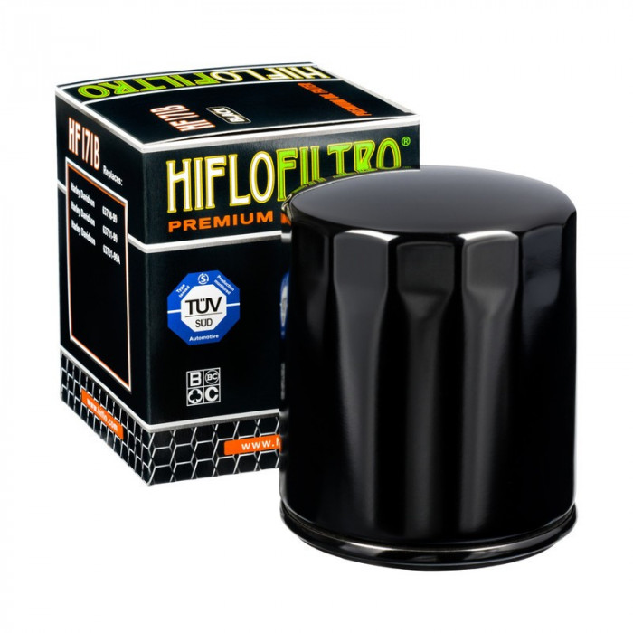 Filtru ulei Hiflofiltro HF171B - Harley Davidson FLHT-GLHTI-FLHTC-FLHTCI-FLHT-FLHRI 1340cc - FLHR-FLHRC-FLHRS-FLHX- 1450cc