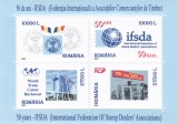 ROMANIA 2002 LP 1586 IFSDA - 50 ANI ASOCIATIA INTERNATIONALA BLOC MNH., Organizatii internationale, Nestampilat