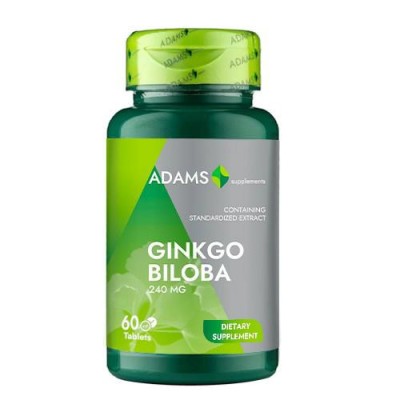 Ginkgo Biloba 240mg Adams Vision 60tbl foto