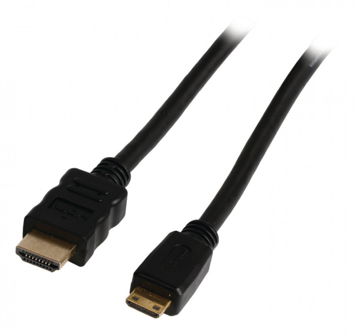 Cablu mini HDMI 4K - HDMI cu Ethernet 5m Valueline