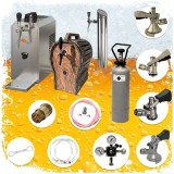 Set complet dozator bere JET 30 cu răcitor și butoi lemn p&acirc;nă la 35 l/h