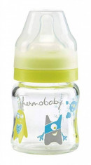 Set 2 biberoane sticla gat larg 120ml Monster Thermobaby foto