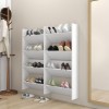 VidaXL Pantofare de perete, 4 buc., alb, 60x18x60 cm PAL