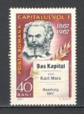 Romania.1967 100 ani &quot;Capitalul&quot;-K.Marx XR.556