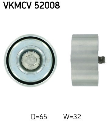 SKF VKMCV 52008 Rola ghidare/conducere, curea transmisie