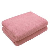 Cumpara ieftin Set 2 prosoape de corp bumbac 100%, 600gsm, 70x140cm, roz