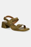 Camper sandale de piele Kora Sandal culoarea verde, K201739-003