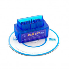 Interfata diagnoza Elm327 v2.1 mini bluetooth OBDII OBD2 + CD (e.1520K)