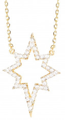 Colier Gold Sparkle Star foto