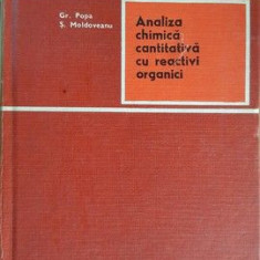 Analiza chimica cantitativa cu reactivi organici- Gr.Popa, St.Moldoveanu