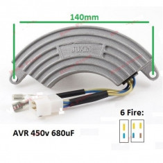 AVR Generator- 5kw-7kw (450V 680uF) - 6 Fire Semiluna Aluminiu