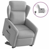 Cumpara ieftin Scaun reclinabil electric, tesatura gri nor