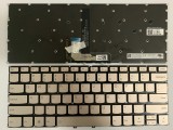 Tastatura Laptop, Lenovo, Yoga C940-14, C940-14IIL, iluminata, aurie, layout US