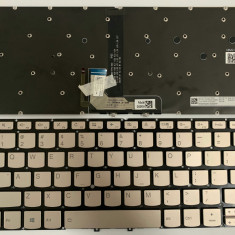 Tastatura Laptop, Lenovo, Yoga C940-14, C940-14IIL, iluminata, aurie, layout US