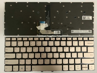 Tastatura Laptop, Lenovo, Yoga C940-14, C940-14IIL, iluminata, aurie, layout US foto