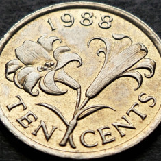 Moneda exotica 5 CENTI - Insulele BERMUDE / BERMUDA, anul 1988 *cod 753