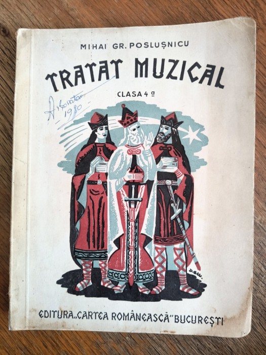 Tratat muzical - Mihai Gr. Poslusnicu, 1935 / R7P3F