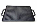 Gratar dreptunghiular din fonta, 2 suprafete de gatit, 35x50cm, 5mm grosime, EV, Guison, GRC12050