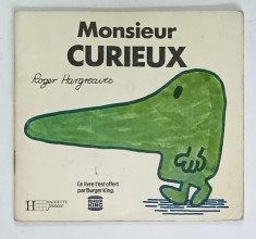 MONSIEUR CURIEUX par ROGER HARGREAVES , 1983, PREZINTA URME DE UZURA foto