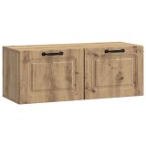 vidaXL Oglindă TV montată pe perete Stejar Artizanal 78,5 x 31 x 30 cm 899404