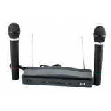 Set 2 microfoane wireless semiprofesionale K&amp;K AT-306