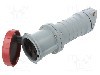 Conector alimentare AC, IEC 60309, IP67, 63A, 415V AC, 4 pini, AMPHENOL - 2CMA166894R1000