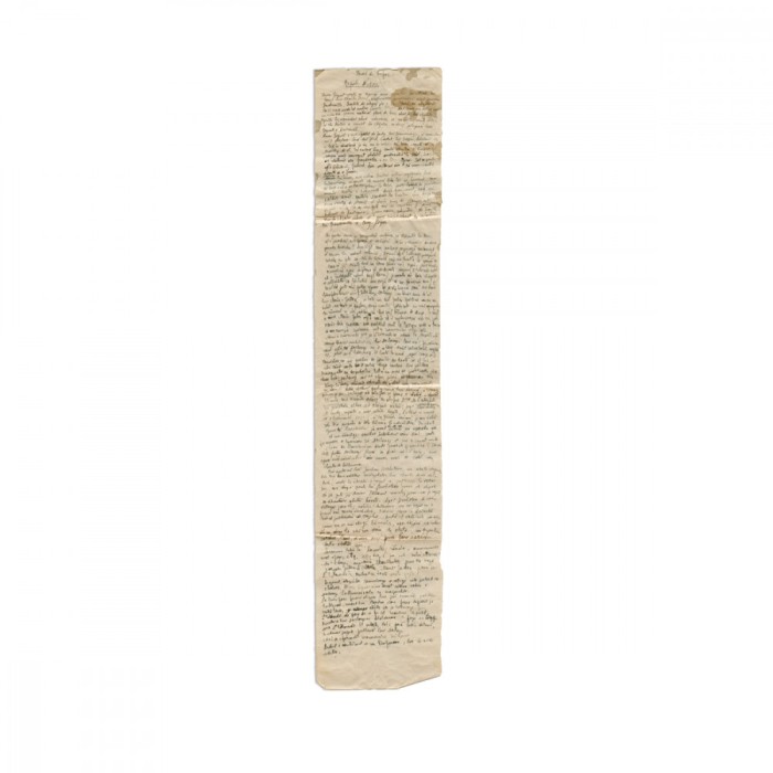 Mircea Eliade, rezumat al romanului Le Deput&eacute; d&#039;Arcis de Honor&eacute; de Balzac, manuscris