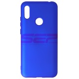 Husa Silicon Electric Blue Huawei Y6 2019 - Calitate Superioara