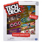 Set 6 mini placi skateboard, Tech Deck, Bonus Pack, Heart, 20136711